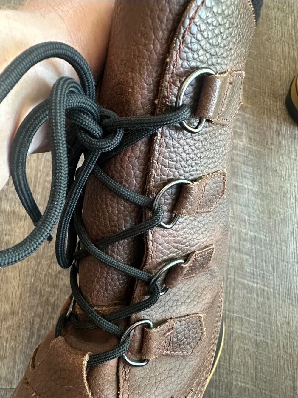 Sorel Brown and Black Waterproof Lace-Up Men’s Winter Boots